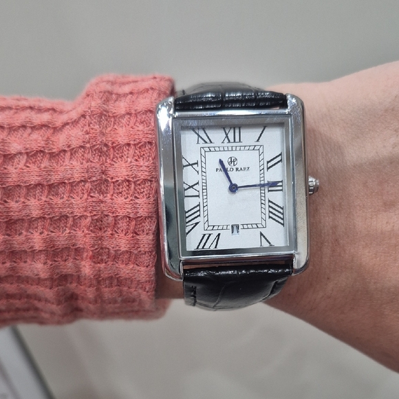 Other - Black Leather Watch